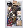 Image 1 : Tray lot of collectible costume jewellery including semi precious and gemstone beaded necklaces, ste