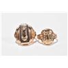 Image 1 : Gent's and matching ladies 10kt yellow gold signet rings