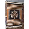Image 1 : Hand woven aboriginal wool wall hanging, 72" X 46"