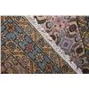Image 3 : 100% handmade Iranian Ardebil carpet runner with overall geometric design and delicate light purple 