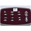 Image 1 : Large selection of sterling silver rings