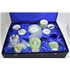 Image 2 : Boxed Sorelle Fine Porcelain tea service including tea pot, cream jug and lidded sugar with six cups