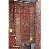 Image 1 : 100% handmade Iranian Zanjan area carpet with center medallion, soft red and sage background and hig