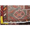 Image 2 : 100% handmade Iranian Zanjan area carpet with center medallion, soft red and sage background and hig