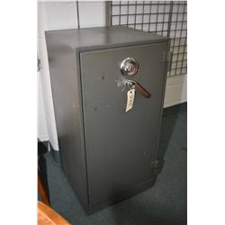 Small floor safe made by The Dievold Co. of Canada, safe no. 16553C, combination available to buying