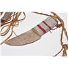 Image 2 : Master Hunter quality reproduction flint knife with sheath including beaver fur, elk-hide, trade, gl