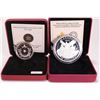 Image 1 : Two cased Royal Canadian Mint collector coins including 2014 $30, 62.67 gram .99.99% Fine silver "Ca