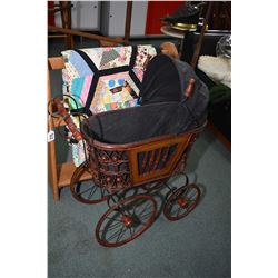 Antique style doll pram