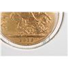 Image 2 : British 1912, 22kt gold sovereign coin with George V on obverse George and the dragon on reverse