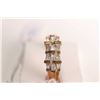 Image 1 : New old stock 10kt yellow gold and diamond ring. Set with .40ct baguette cut diamonds