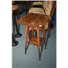 Image 1 : Small antique Canadian occasional table with reeded supports