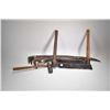 Image 1 : Selection of antique tools including two cedar shake splitter with mallet and three scythe blades