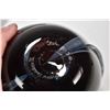 Image 3 : Three pieces of signed art glass including gun metal glass center bowl, two cased glass vases 6" and