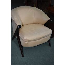 Pair of mid century influences modern parlour chairs by Best Chairs Inc. Ferdinad Indiana