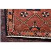 Image 2 : 100% handmade Iranian Zanjan area carpet in tones of red, blue, orange etc. 38" X 72"