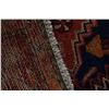 Image 3 : 100% handmade Iranian Zanjan area carpet in tones of red, blue, orange etc. 38" X 72"