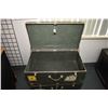 Image 8 : Two fibreglass and metal steamer trunks
