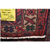 Image 2 : 100% handmade Iranian Zanjan area carpet with center medallion, red background and highlights in blu