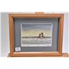 Image 2 : Selection of George Weber artwork including original watercolour painting titled "Winter Feed Lot, R