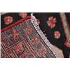 Image 3 : 100% handmade Iranian Kurdish area carpet with center medallion and highlights of red, black, grey, 