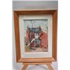 Image 4 : Three framed original watercolour including one still-life and two or rural building, all signed by 