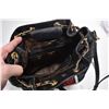 Image 3 : Vintage black leather Metrocity handbag with red and blue leather accents