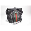 Image 1 : Vintage canvas Gucci purse with leather accents and straps