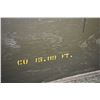 Image 3 : Large military shipping crate 57" wide with added hinges on lid