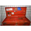 Image 2 : Mac Tools mechanics rolling chest and top box with some tools including wrenches, crow's feet, pulle