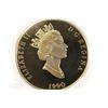 Image 2 : Canadian 1990 non-circulated $200 gold coin "The Canadian Flag's 25th Anniversary" , 17.135 grams of