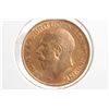 Image 3 : British 1912, 22kt gold sovereign coin with George V on obverse George and the dragon on reverse