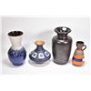 Image 1 : Four pieces of mid century modern German pottery ranging 6 1/2" - 9" in height