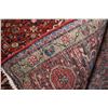 Image 3 : 100% handmade Iranian Hossien Abad area carpet with center medallion and highlights of red, cream, b