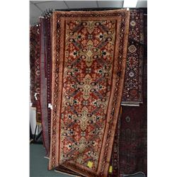 100% handmade Iranian Ardebil area carpet with multiple medallions and highlights in copper, blues, 