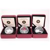Image 1 : Three cased Royal Canadian Mint collector coins including 2010 limited edition proof .925 sterling s