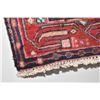 Image 2 : 100% handmade Iranian Hamden area carpet with center medallion and highlights of red, cream, blue et