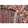 Image 3 : 100% handmade Iranian Hamden area carpet with center medallion and highlights of red, cream, blue et