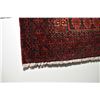 Image 2 : 100% handmade Iranian Baluchi area carpet with multiple medallions and highlight of deep reds, black