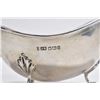 Image 2 : Sterling silver three footed sauce boat marked 1/4 pint with British hallmarks made by Joseph Rodger