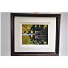 Image 1 : Framed acrylic on board painting titled "Morning Light" my Min Ma, 7 1/2" X 9 1/4"