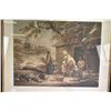 Image 2 : Antique coloured engraving "The Fisherman's Hut"