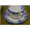 Image 2 : Royal Albert Dainty Blue china including teapot, coffee pot, open cream and sugar and one teacup and