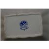 Image 3 : Royal Albert Dainty Blue china including 15" platter, lidded vegetable dish, gravy boat and tray, sa