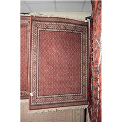 Belgium made 100% virgin worsted wool carpet by American Classics with overall geometric pattern in 