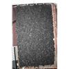 Image 1 : Interesting all black leather "shag" carpet 60" X 96"