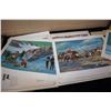 Image 4 : Selection of unframed RCMP related posters and prints including folio from Winchester Canada "Winche