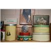 Image 2 : Shelf lot of vintage tins