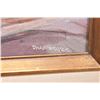 Image 3 : Framed acrylic on massonite painting titled on verso "Rocks & Trees, North-western Ontario" by artis