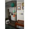 Image 1 : Two mid century modern lamps including spaghetti string hanging ceiling swag and a three branch pole