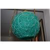 Image 3 : Two mid century modern lamps including spaghetti string hanging ceiling swag and a three branch pole